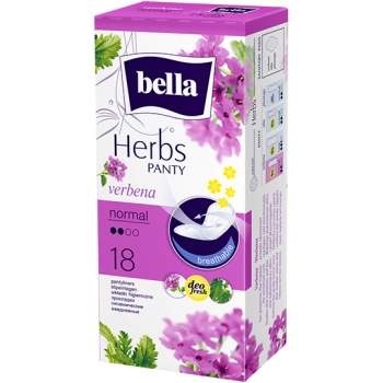 Bella Herbs Pantyliners with Verbena Extract Normal