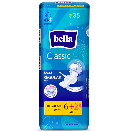 Bella Classic Regular Softi wings sanitary napkins