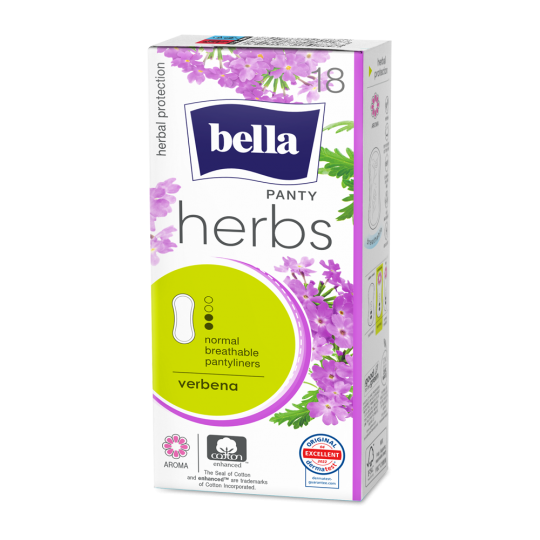 Bella Herbs Pantyliners with Verbena Extract Normal