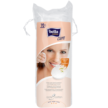 Bella Cotton Care Pads with Orange Blossom Extract